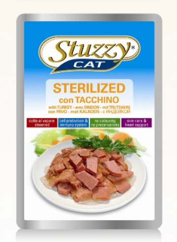 Vlažna hrana za mačke Stuzzy Cat preliv sterilisane 85gr